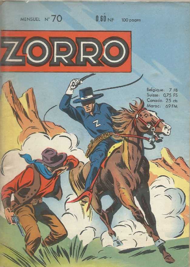 Scan de la Couverture Zorro n 70